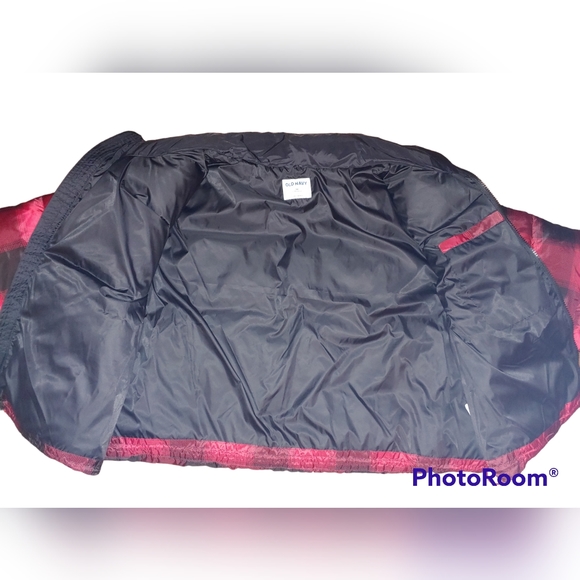 Old Navy Water-Resistant Frost Free Short Puffer Jacket, 3X, Buffalo Plaid - Picture 4 of 9